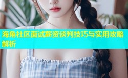 海角社区面试薪资谈判技巧与实用攻略解析