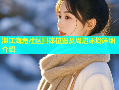湛江海角社区具体位置及周边环境详细介绍  第2张
